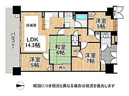 ビープレイスC棟 4LDKの間取図画像