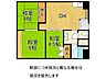 間取り：南向き3DKの間取りで陽当たり良好です