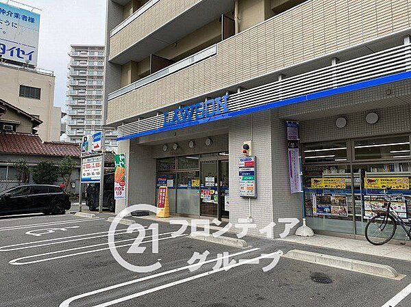 ローソン城東蒲生二丁目店 徒歩6分。 420m