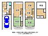 間取り：全面リフォームで綺麗に鳴ったお家で新生活をスタートできます！設備充実の4LDKの間取りです。