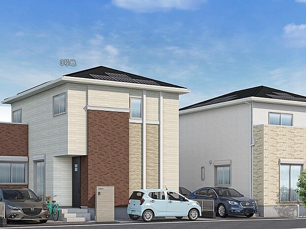 【完成予想図 外観】毎日の生活を少しでも快適に過ごして頂ける様に落ち着いた雰囲気作りから行っています。