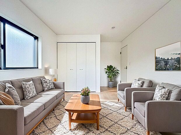 【配置してある家具や小物はCGによるイメージです。】【Livingroom】リビングルーム