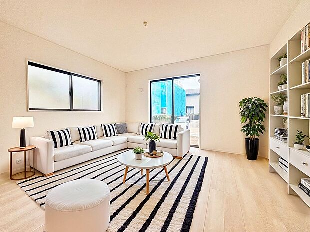 【配置してある家具や小物はCGによるイメージです。】【Livingroom】リビングルーム