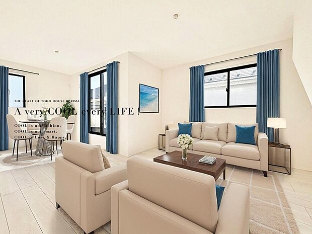 【配置してある家具や小物はCGによるイメージです。】【Livingroom】リビングルーム