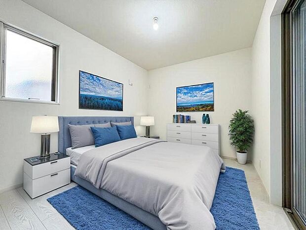 【配置してある家具や小物はCGによるイメージです。】【Bedroom】居室