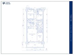 パークシティ高田馬場 3LDKの間取り
