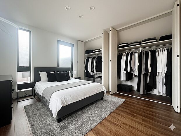 【配置してある家具や小物はCGによるイメージです。】【Bedroom】居室