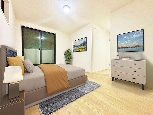 【配置してある家具や小物はCGによるイメージです】【Bedroom】居室