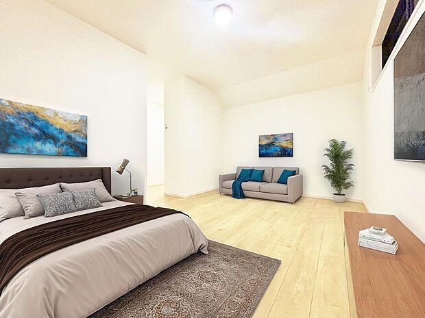 【配置してある家具や小物はCGによるイメージです】【Bedroom】居室