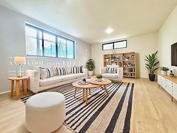 【配置してある家具や小物はCGによるイメージです。】【Livingroom】リビングルーム