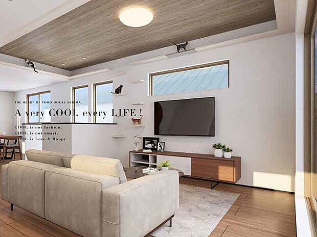 【完成予想図】リビング