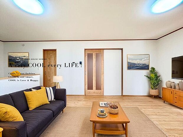 【配置してある家具や小物はCGによるイメージです。】【Livingroom】リビング