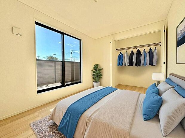 【配置してある家具や小物はCGによるイメージです。】【Bedroom】居室