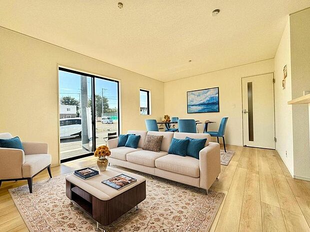 【配置してある家具や小物はCGによるイメージです。】【Livingroom】リビング