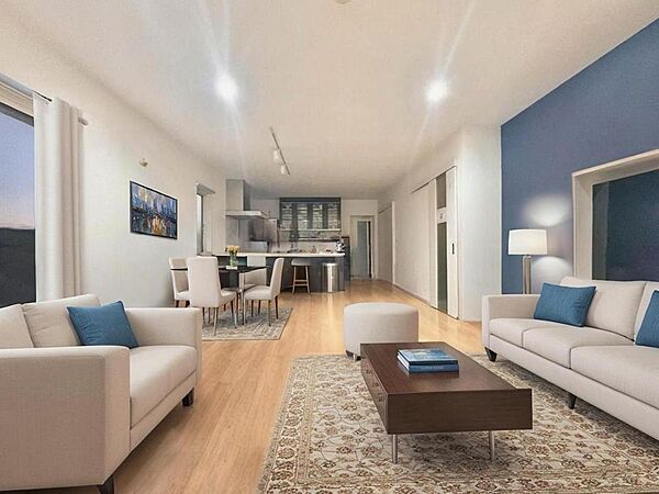 【配置してある家具や小物はCGによるイメージです。】【Livingroom】リビングルーム
