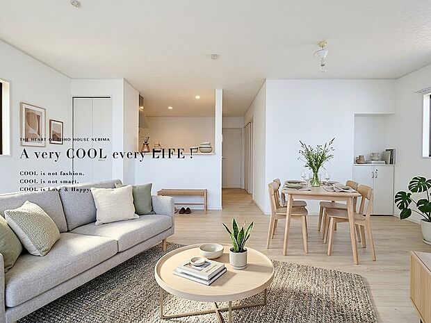 【配置してある家具や小物はCGによるイメージです】 【Livingroom】リビング
