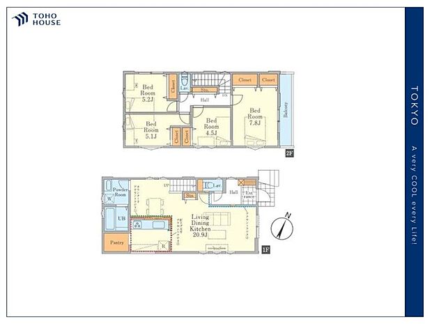 【Floor plan】間取り