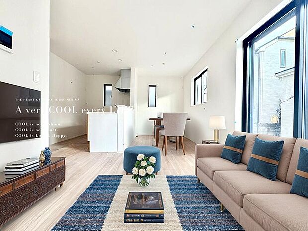 【配置してある家具や小物はCGによるイメージです。】【Livingroom】リビングルーム