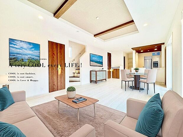 【配置してある家具や小物はCGによるイメージです。】【Livingroom】リビングルーム