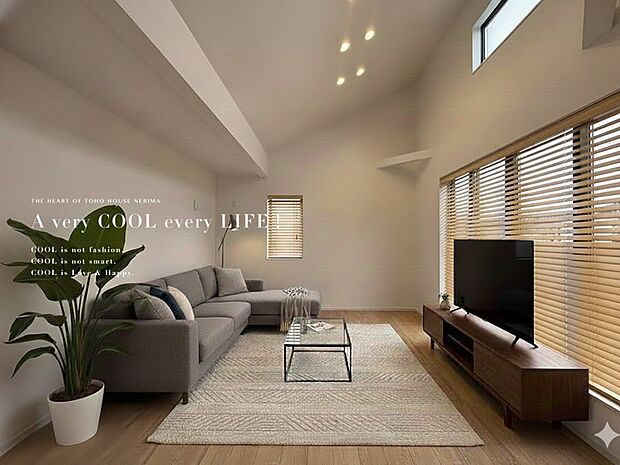 【配置してある家具や小物はCGによるイメージです。】【Livingroom】リビングルーム