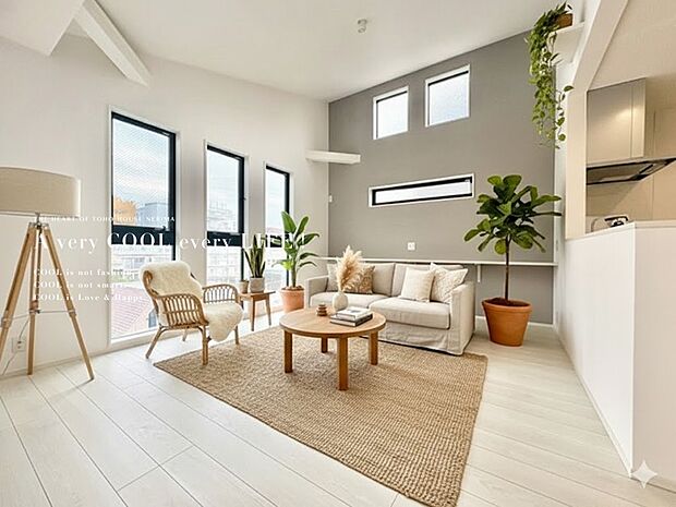 【配置してある家具や小物はCGによるイメージです】【Livingroom】リビング