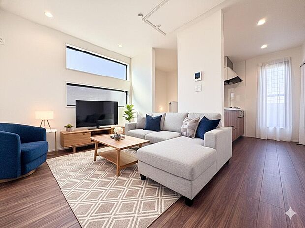 【配置してある家具や小物はCGによるイメージです。】【Livingroom】リビング