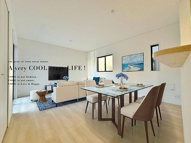 【配置してある家具や小物はCGによるイメージです。】【Livingroom】リビング