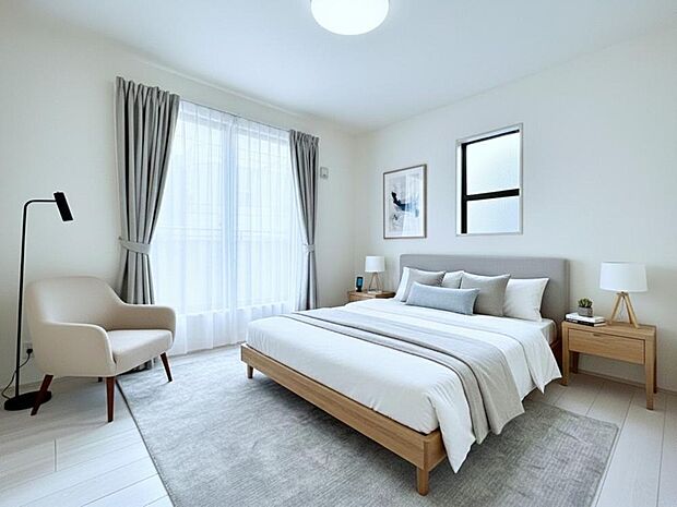 【配置してある家具や小物はCGによるイメージです】 【Bedroom】居室
