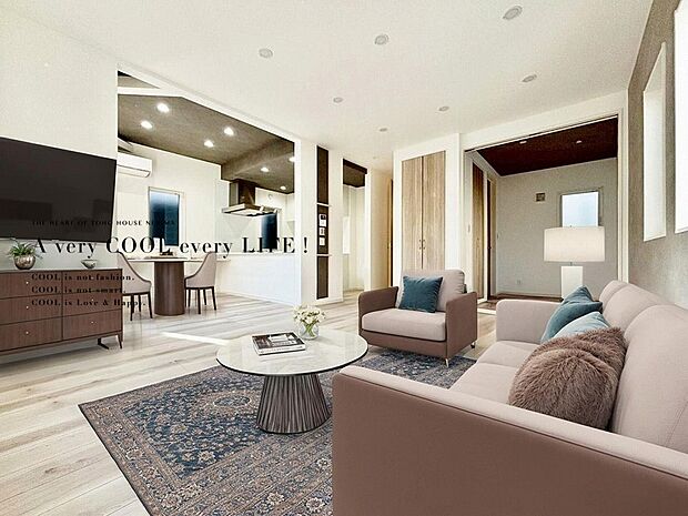 【配置してある家具や小物はCGによるイメージです】【Livingroom】リビング