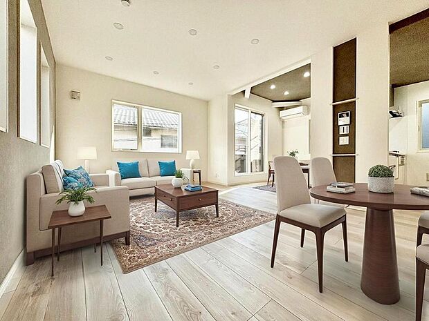 【配置してある家具や小物はCGによるイメージです】【Livingroom】リビング