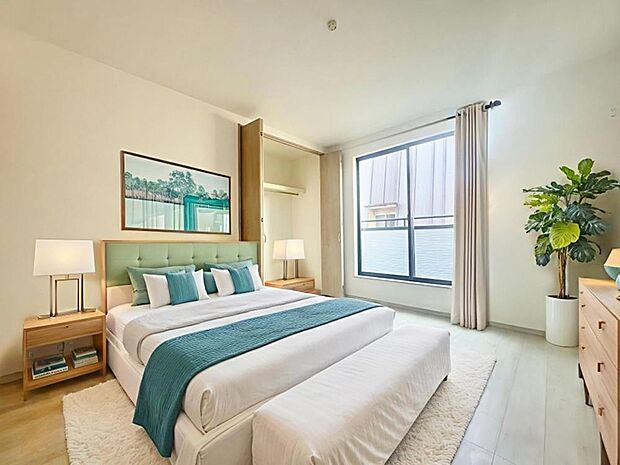 【配置してある家具や小物はCGによるイメージです。】【Bedroom】居室