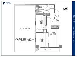 マンション東武練馬 2LDKの間取図画像