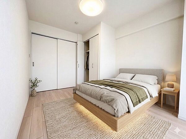 【配置してある家具や小物はCGによるイメージです】【Bedroom】居室