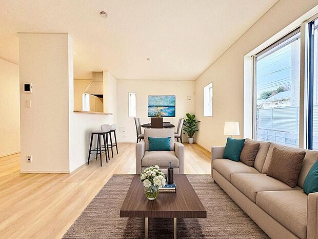 【配置してある家具や小物はCGによるイメージです】【Livingroom】リビング