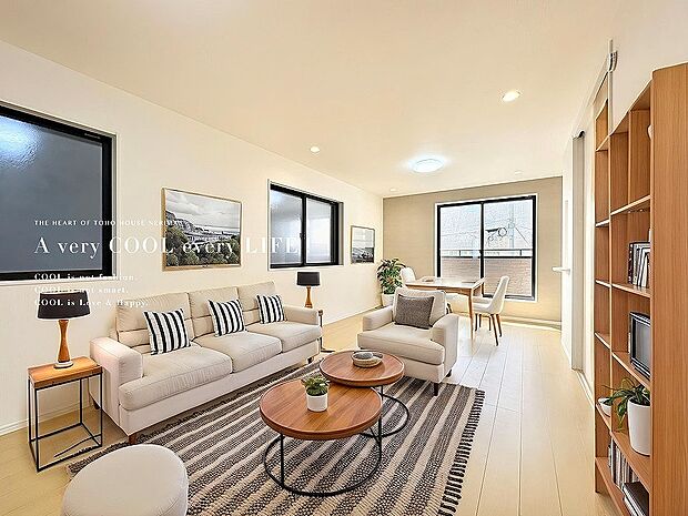 【配置してある家具や小物はCGによるイメージです。】【Livingroom】リビングルーム