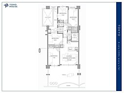 ハートスクエア朝霞パークサイドコート 4LDKの間取図画像