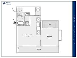 パラシオン椎名町 1LDKの間取図画像