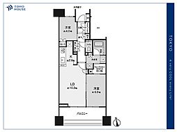 パークホームズ武蔵小金井ステーションレジデンスEast 2LDKの間取図画像