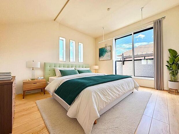 【配置してある家具や小物はCGによるイメージです。】【Bedroom】居室