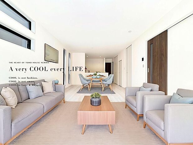 【配置してある家具や小物はCGによるイメージです】 【Livingroom】リビング