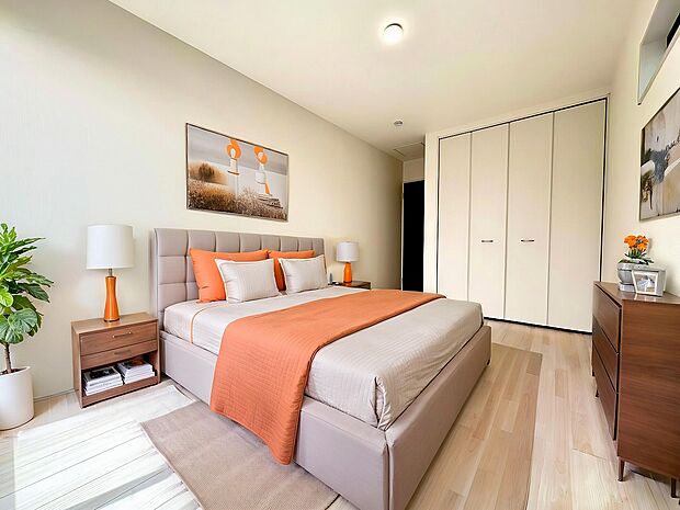 【配置してある家具や小物はCGによるイメージです】 【Bedroom】居室