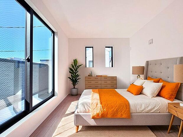 【配置してある家具や小物はCGによるイメージです。】【Bedroom】居室