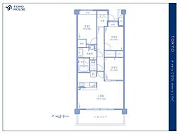 ヴィークコート豊玉サウス 3LDKの間取図画像