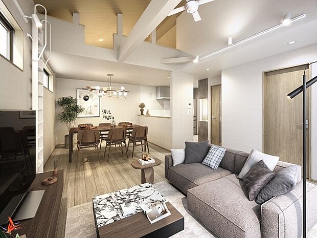 完成予想図【配置してある家具や小物はCGによるイメージです。】