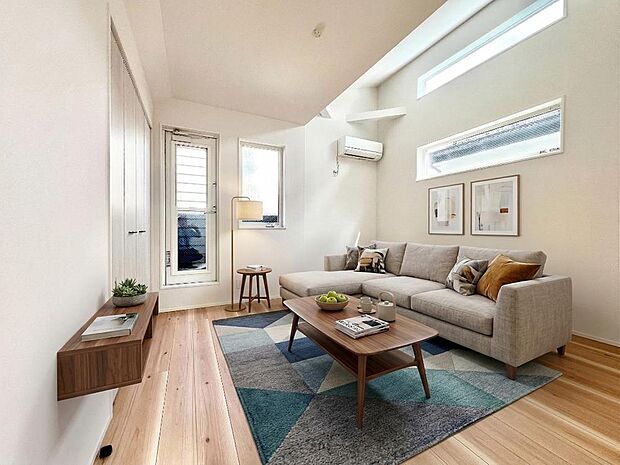 【配置してある家具や小物はCGによるイメージです。】【Livingroom】リビングルーム