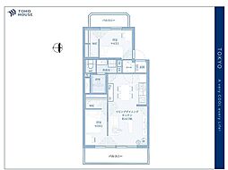 井荻ローヤルコーポ 2LDKの間取図画像