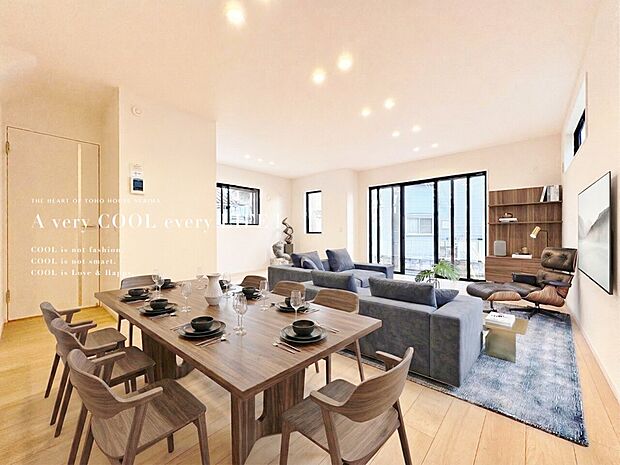 【配置してある家具や小物はCGによるイメージです。】【Livingroom】リビング