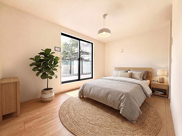 【配置してある家具や小物はCGによるイメージです】 【Bedroom】居室