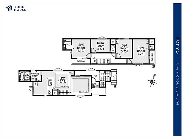 【floor plan】間取り