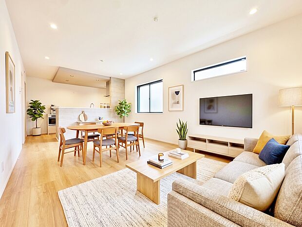 【配置してある家具や小物はCGによるイメージです。】【Livingroom】リビング